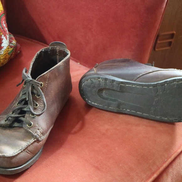 Vintage leather booties - Picture 4 of 4